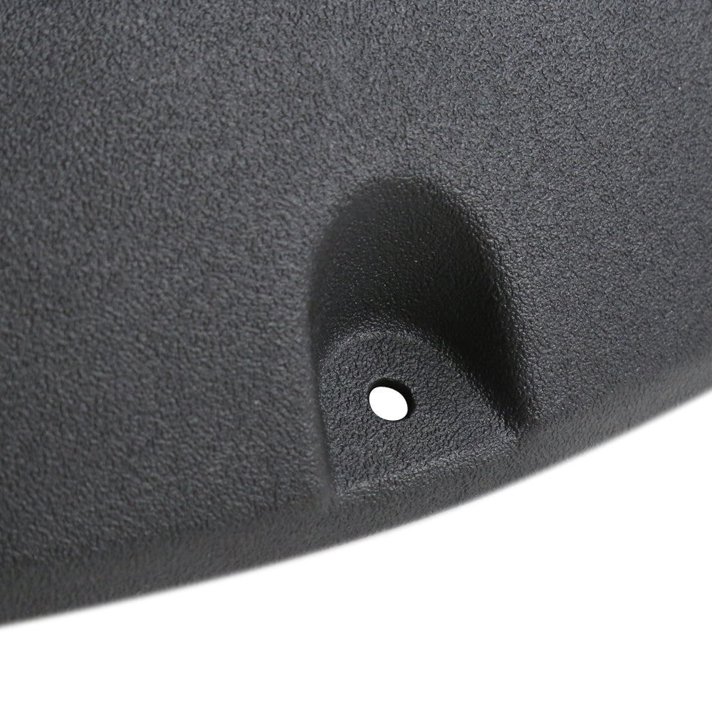 2009-2023 Dodge RAM 1500 Fleetside Black Rugged Rivet Style Fender Flares