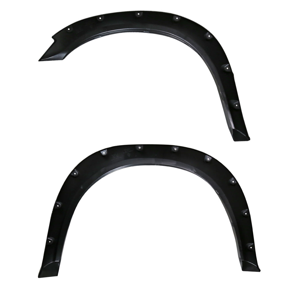 2010-2017 Dodge RAM 2500/3500 Black Rugged Rivet Style Fender Flares
