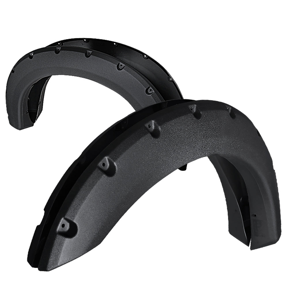 1999-2007 Ford F-250/F-350 SuperDuty Black Rugged Rivet Style Fender Flares