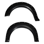 2009 - 2014 Ford F-150 Styleside Black Rugged Rivet Style Fender Flares