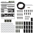 2009 - 2014 Ford F-150 Styleside Black Rugged Rivet Style Fender Flares