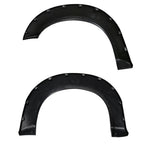 2011-2016 Ford F-250/F-350 SuperDuty Styleside Black Rugged Rivet Style Fender Flares