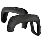 2007-2013 GMC Sierra 1500 Fleetside Black Rugged Rivet Style Fender Flares