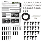 2019-2026 Chevrolet Silverado 1500 Matte Black Rivet Style Fender Flares