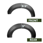 2017-2021 Ford F-250 F-350 F-450 F-550 SuperDuty Matte Black Rivet Style Fender Flares