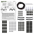 2017-2021 Ford F-250 F-350 F-450 F-550 SuperDuty Matte Black Rivet Style Fender Flares