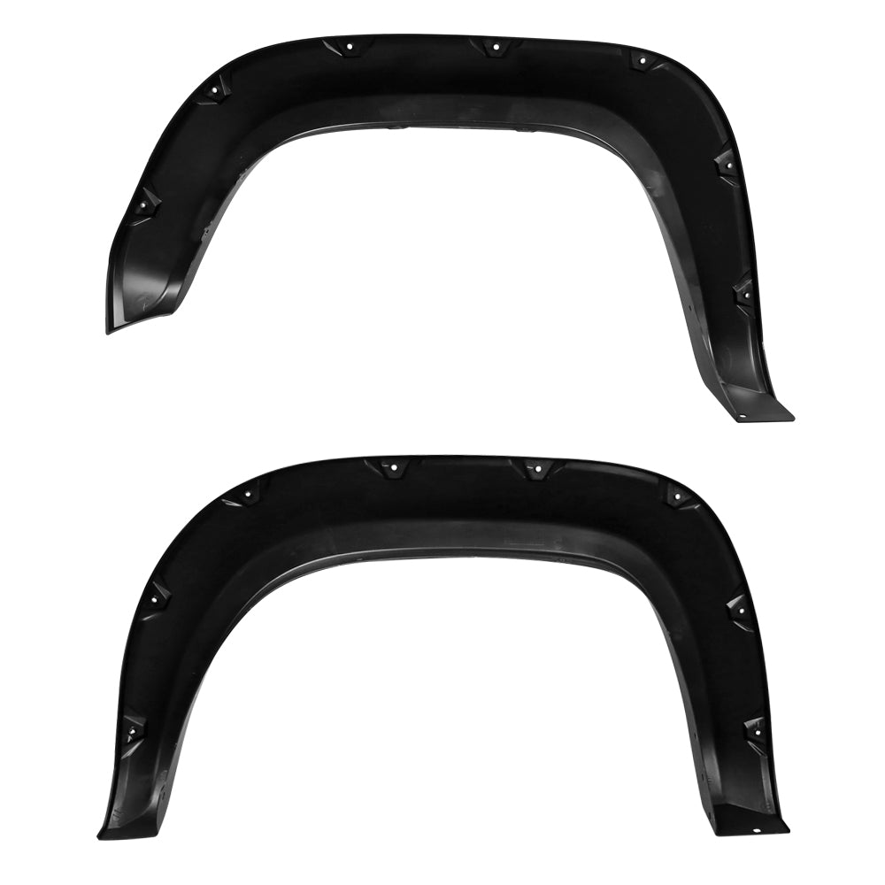2016-2021 Toyota Tacoma Matte Black Rivet Style Fender Flares