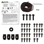 2016-2021 Toyota Tacoma Matte Black Rivet Style Fender Flares