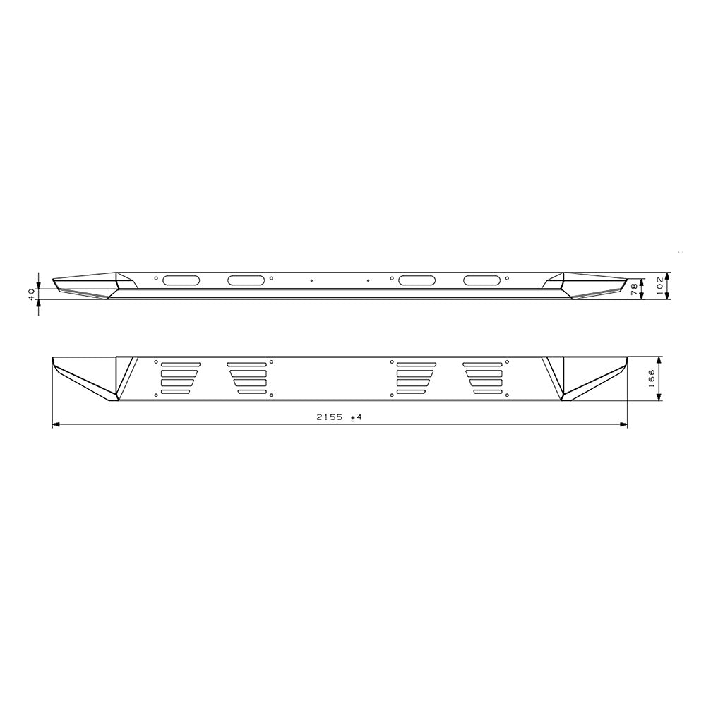 2019-2023 Dodge RAM 1500 Crew Cab Running Boards