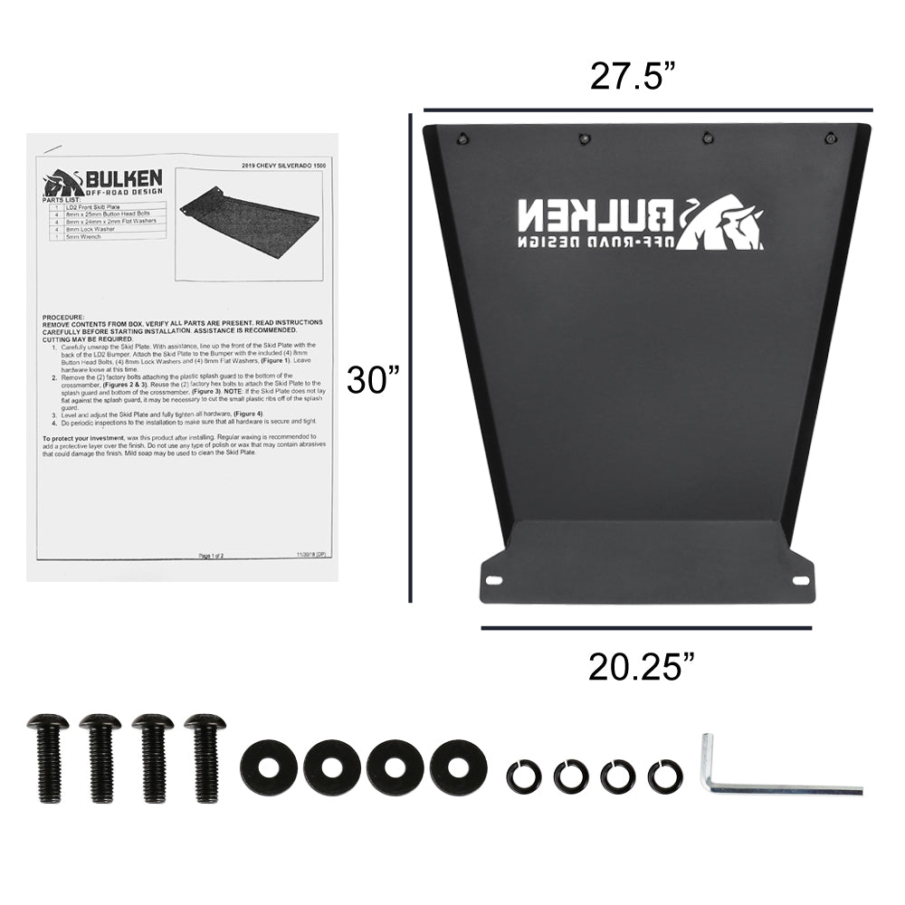 2019-2021 Chevrolet Silverado 1500 Skid Plate