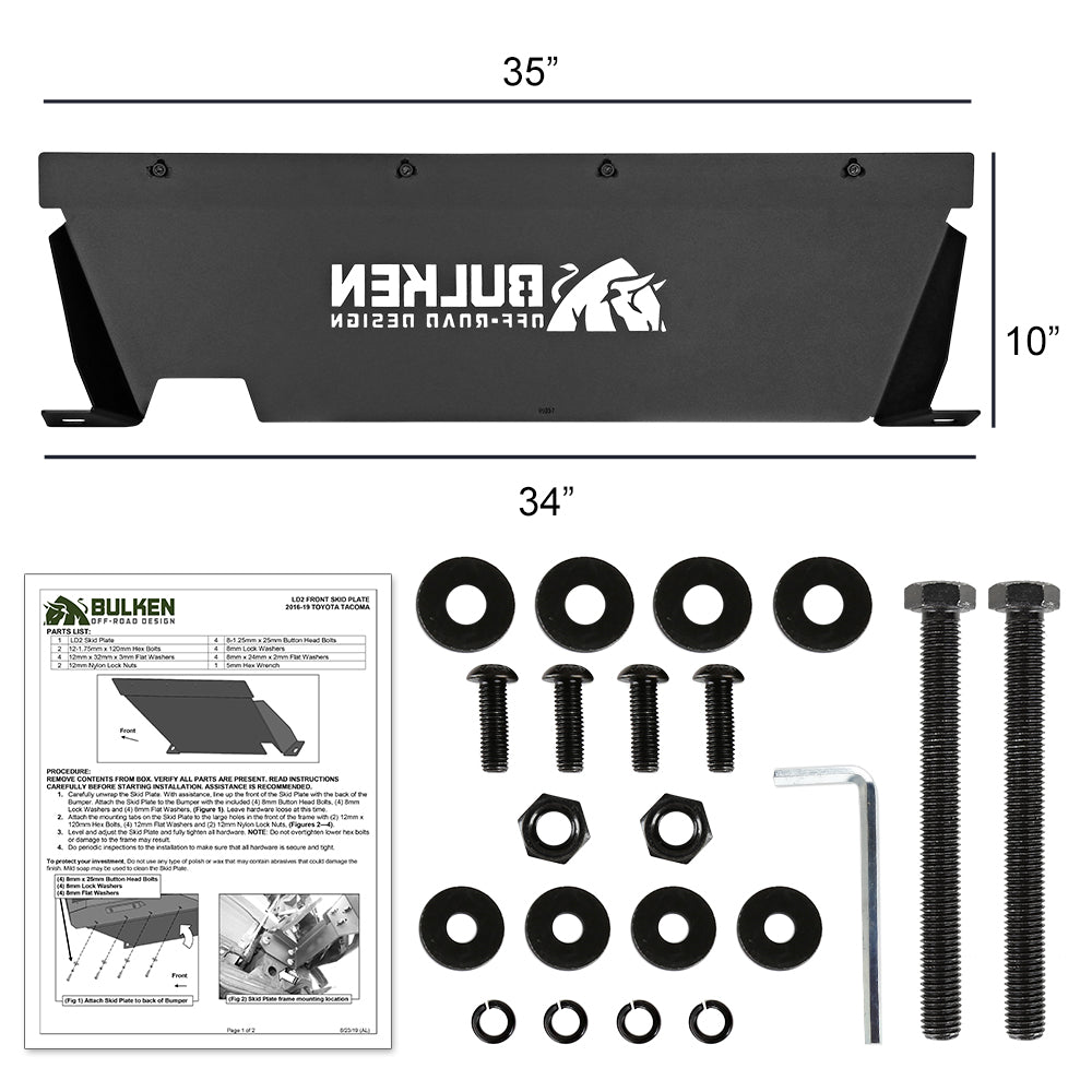 2016-2022 Toyota Tacoma Skid Plate