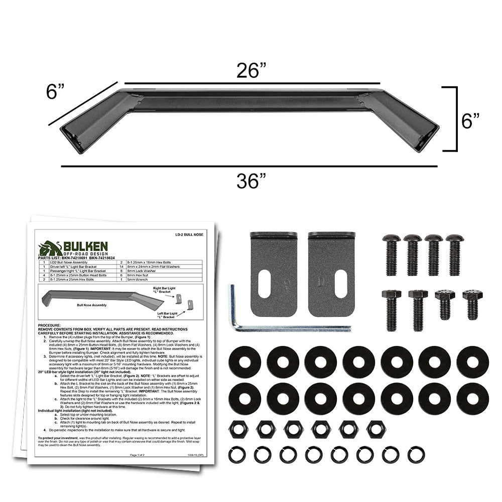 2017-2020 Chevrolet Colorado ZR2 LD2 Hoop Bar