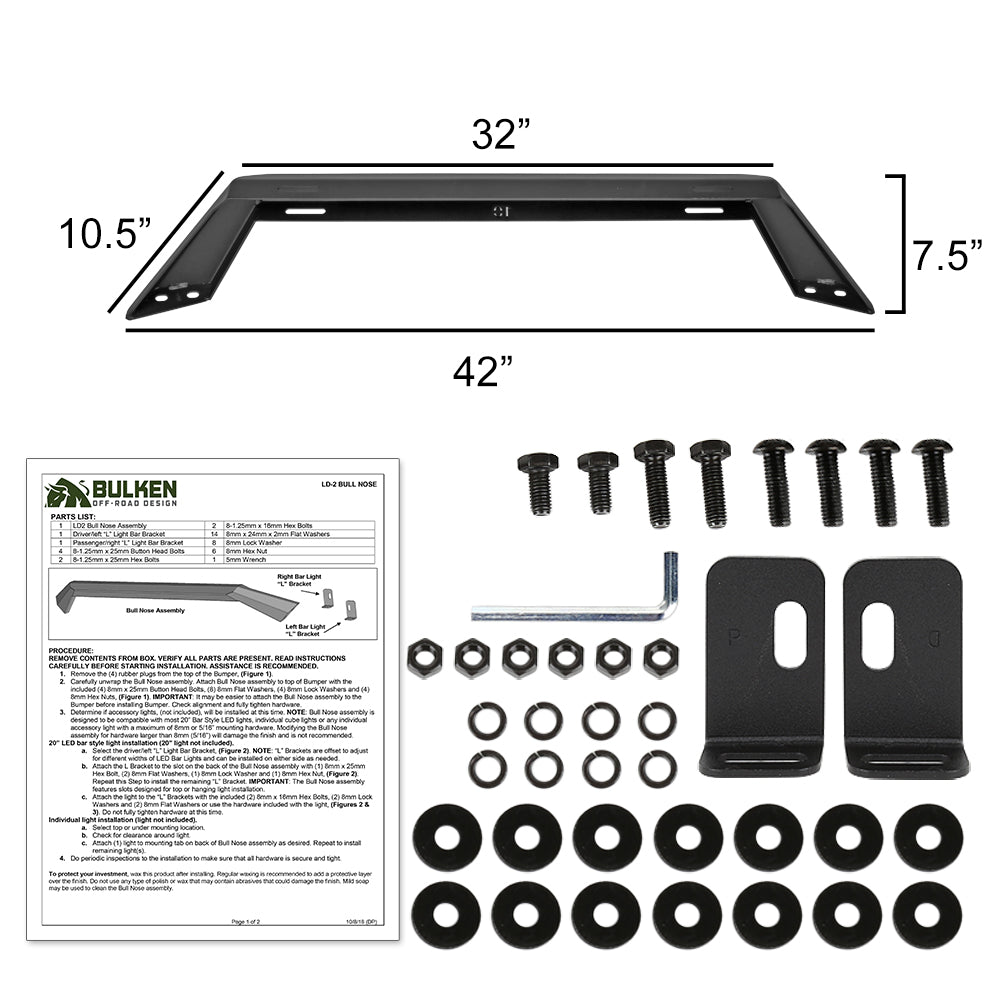 2016-2022 Toyota Tacoma Hoop Bar