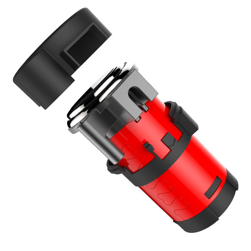 Red Air Horn x2 with Compressor