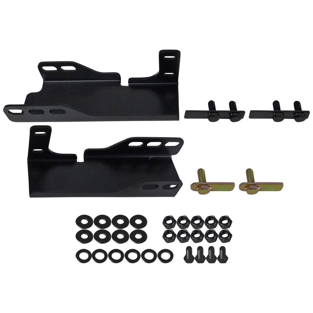 2007-2020 Chevrolet Silverado/Suburban/Avalanche/Tahoe GMC Sierra/Yukon 3" Black Stainless Steel Bull Bar w/ Skid Plate