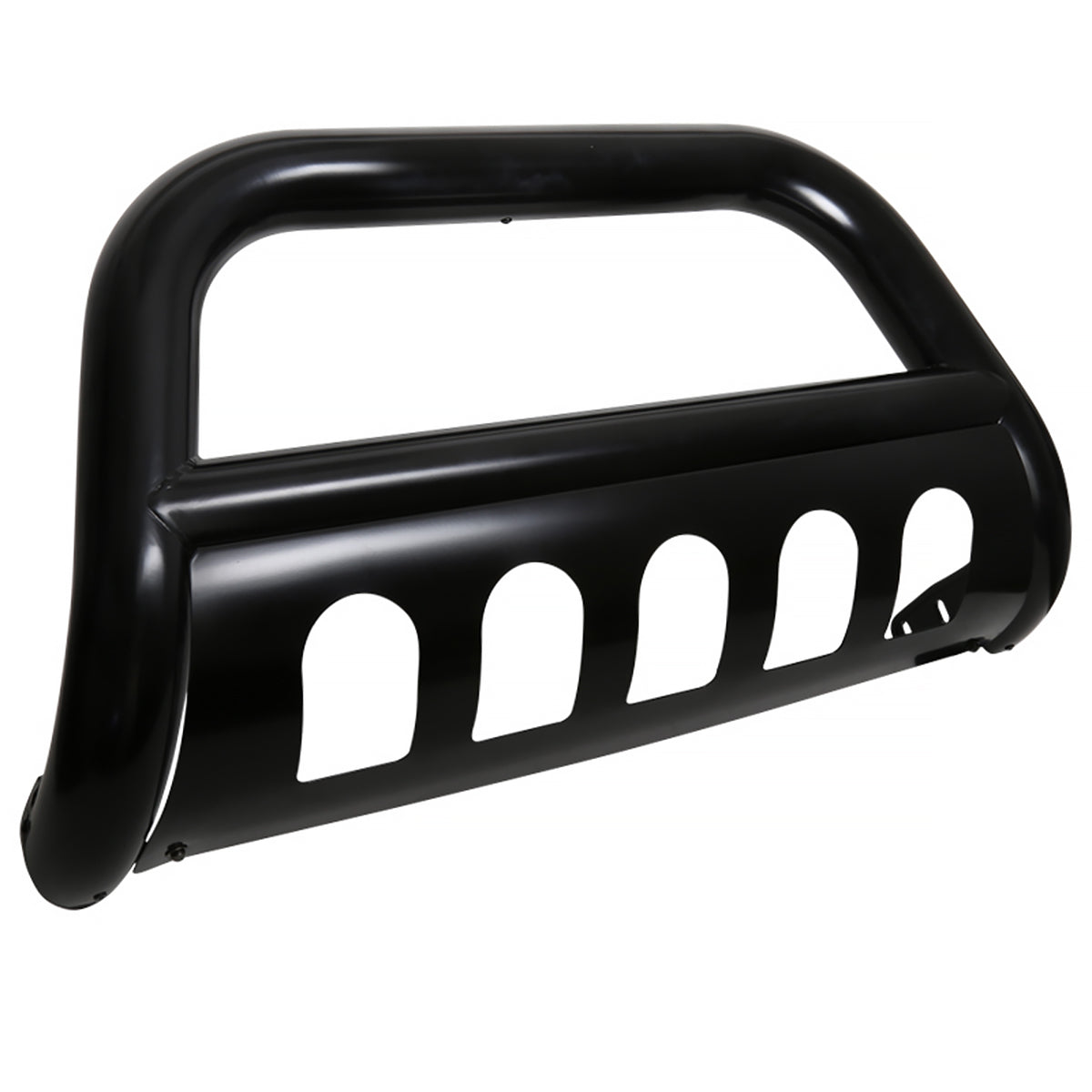 2007-2020 Chevrolet Silverado/Suburban/Avalanche/Tahoe GMC Sierra/Yukon 3" Black Stainless Steel Bull Bar w/ Skid Plate