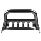 1999-2007 Chevrolet Silverado/Suburban/Tahoe/Avalanche GMC Sierra/Yukon/Yukon XL 3" Black Stainless Steel Bull Bar w/ Skid Plate