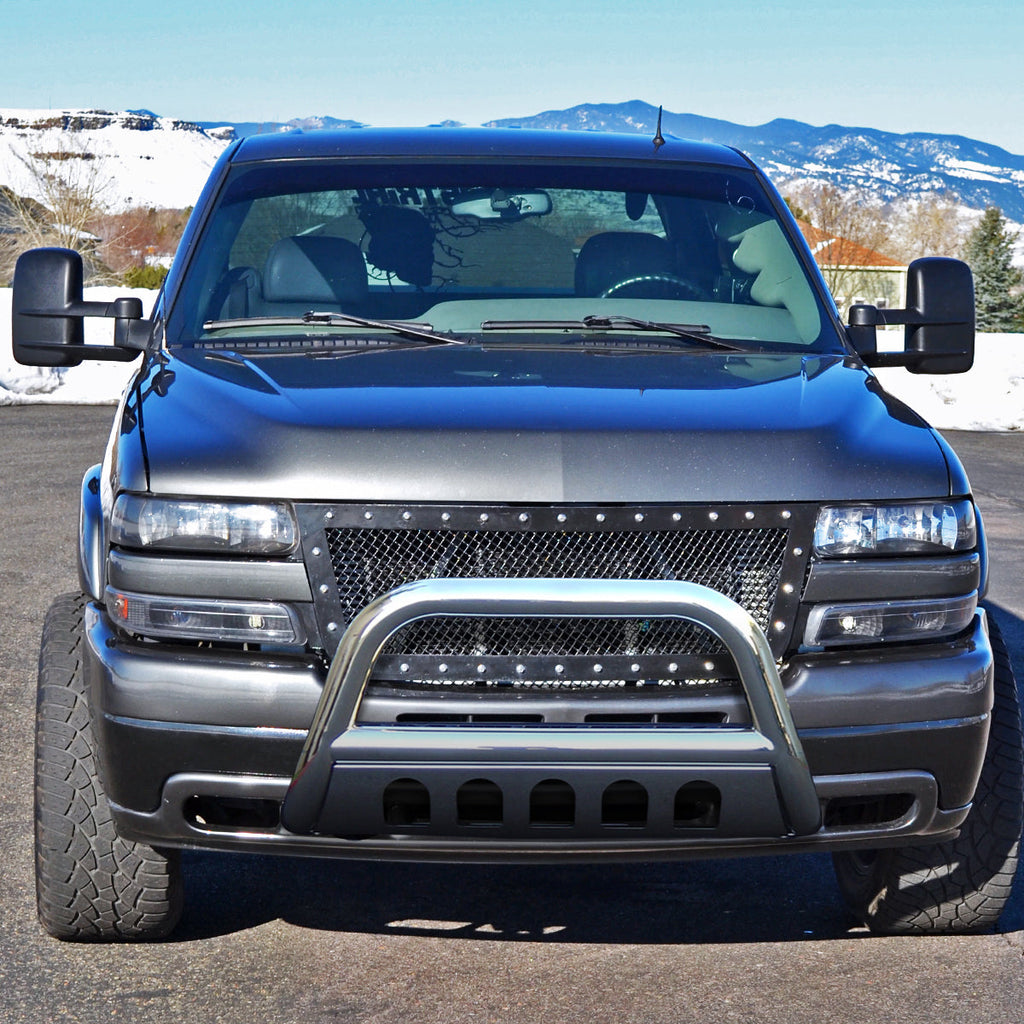 1999-2007 Chevrolet Silverado 2500 GMC Sierra 2500HD 3" Chrome Stainless Steel Bull Bar