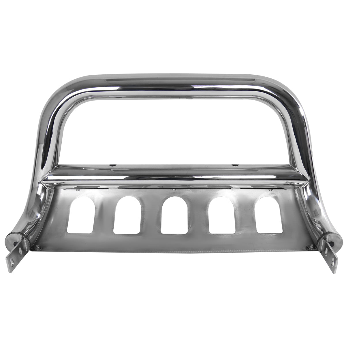 2005-2015 Toyota Tacoma 3" Chrome Stainless Steel Bull Bar w/ Skid Plate