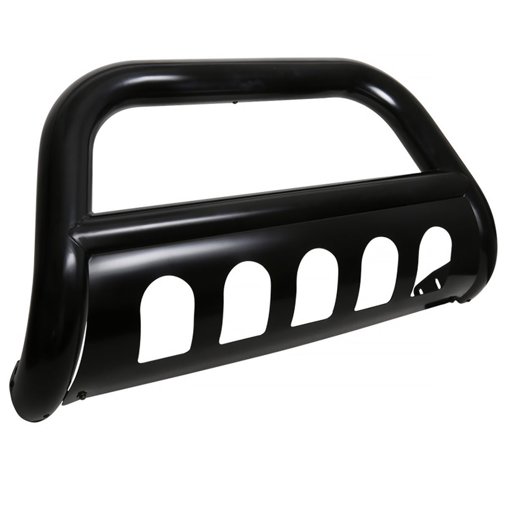 2007-2021 Toyota Tundra/Sequoia 3" Black Stainless Steel Bull Bar w/ Skid Plate
