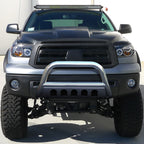 2007-2021 Toyota Tundra/Sequoia 3" Chrome Stainless Steel Bull Bar w/ Skid Plate
