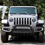 2018-2024 Jeep Wrangler JL / Gladiator 3" Black Stainless Steel Bull Bar