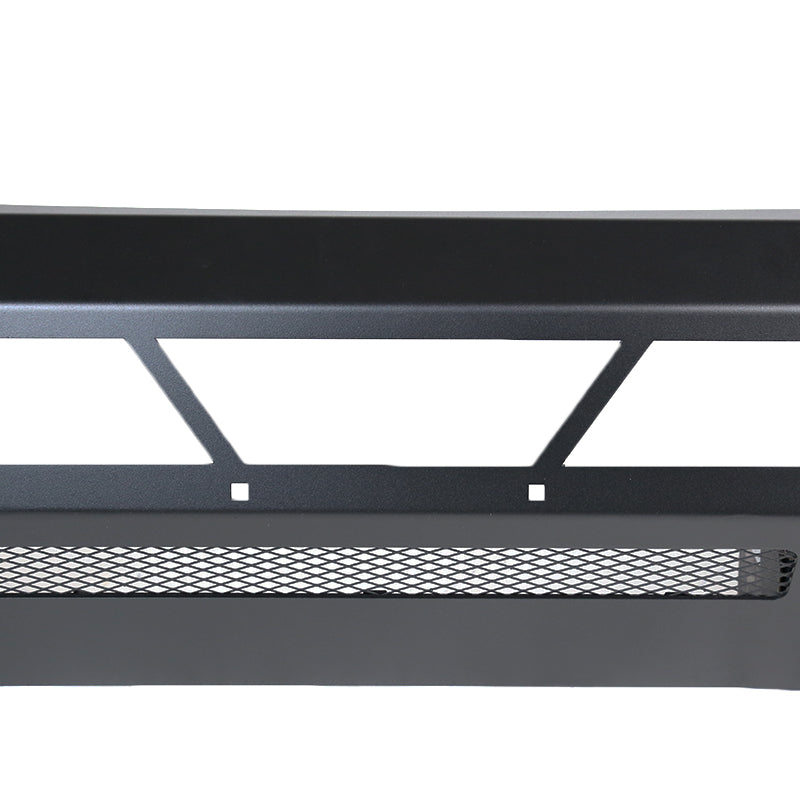 2009-2014 Ford F-150 Black Heavy Duty Steel Front Bumper w/ LED Light Ports