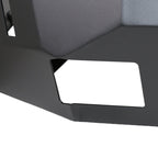 2009-2014 Ford F-150 Black Heavy Duty Steel Front Bumper w/ LED Light Ports
