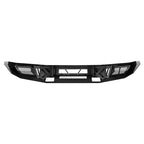2009-2014 Ford F-150 Black Heavy Duty Steel Front Bumper w/ LED Light Ports