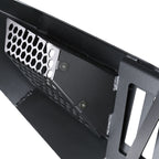 2009-2014 Ford F-150 Black Heavy Duty Steel Front Bumper w/ LED Light Ports
