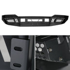 2011-2016 Ford F-150/F-250 Black Heavy Duty Steel Front Bumper w/ LED Light Ports