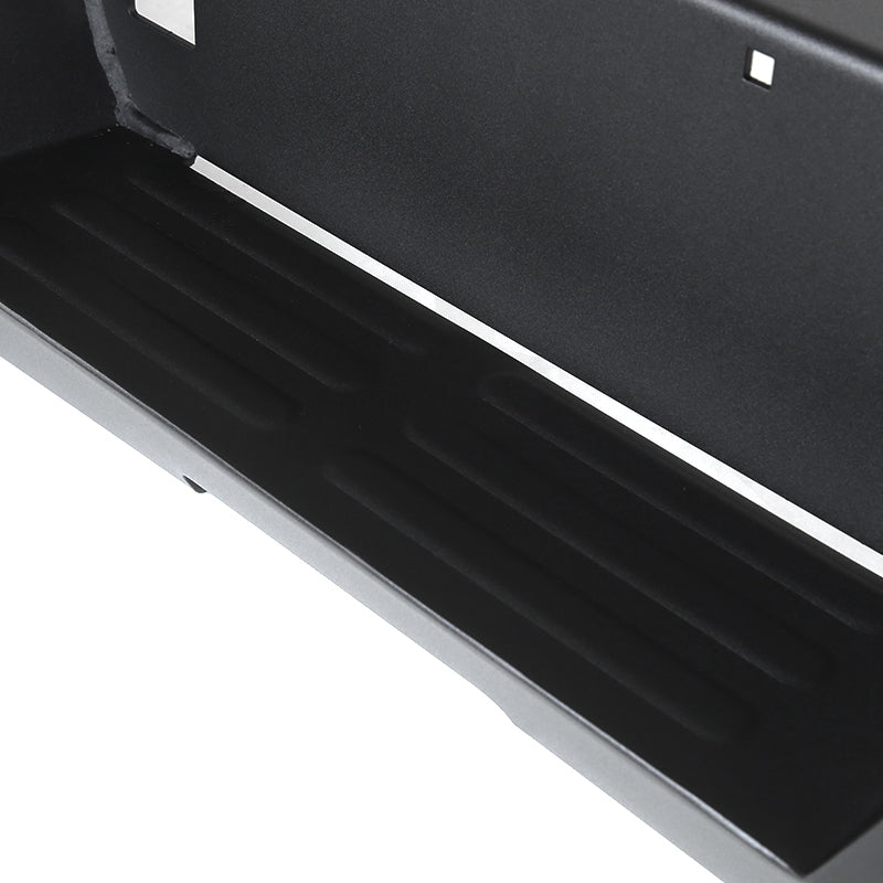 2015-2021 Chevrolet Colorado/ GMC Canyon Black Heavy Duty Steel Rear Step Bumper w/ License Lamp
