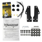 2015-2021 Chevrolet Colorado/ GMC Canyon Black Heavy Duty Steel Rear Step Bumper w/ License Lamp