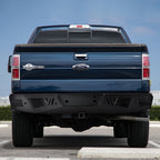 2006-2014 Ford F-150 Black Heavy Duty Steel Rear Step Bumper