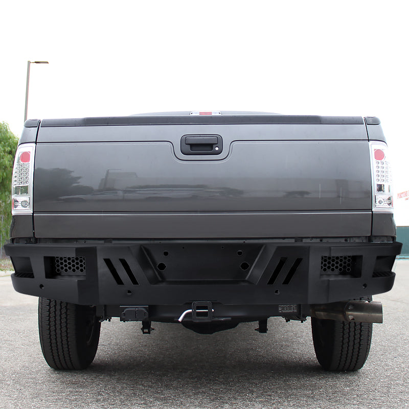 1999-2016 Ford F-250/F-350 Black Heavy Duty Steel Rear Step Bumper