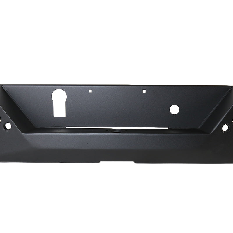 2009-2018 Dodge RAM 1500 / 2019-2021 RAM Classic / 2010-2024 RAM 2500 3500 Black Heavy Duty Steel Rear Step Bumper w/ License Lamp