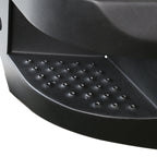 2009-2018 Dodge RAM 1500 / 2019-2021 RAM Classic / 2010-2024 RAM 2500 3500 Black Heavy Duty Steel Rear Step Bumper w/ License Lamp