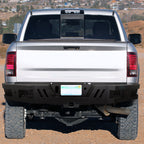 2010-2024 Dodge RAM 2500/3500 Black Heavy Duty Steel Rear Step Bumper