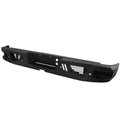 2007-2018 GMC Sierra 1500 Black Heavy Duty Steel Rear Step Bumper w/ License Lamp