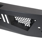 2007-2018 Chevrolet Silverado 1500 Black Heavy Duty Steel Rear Step Bumper w/ License Lamp