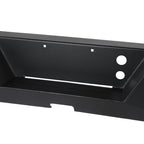 2007-2018 Chevrolet Silverado 1500 Black Heavy Duty Steel Rear Step Bumper w/ License Lamp