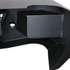 2007-2018 Chevrolet Silverado 1500 Black Heavy Duty Steel Rear Step Bumper w/ License Lamp