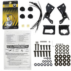 2007-2018 Chevrolet Silverado 1500 Black Heavy Duty Steel Rear Step Bumper w/ License Lamp