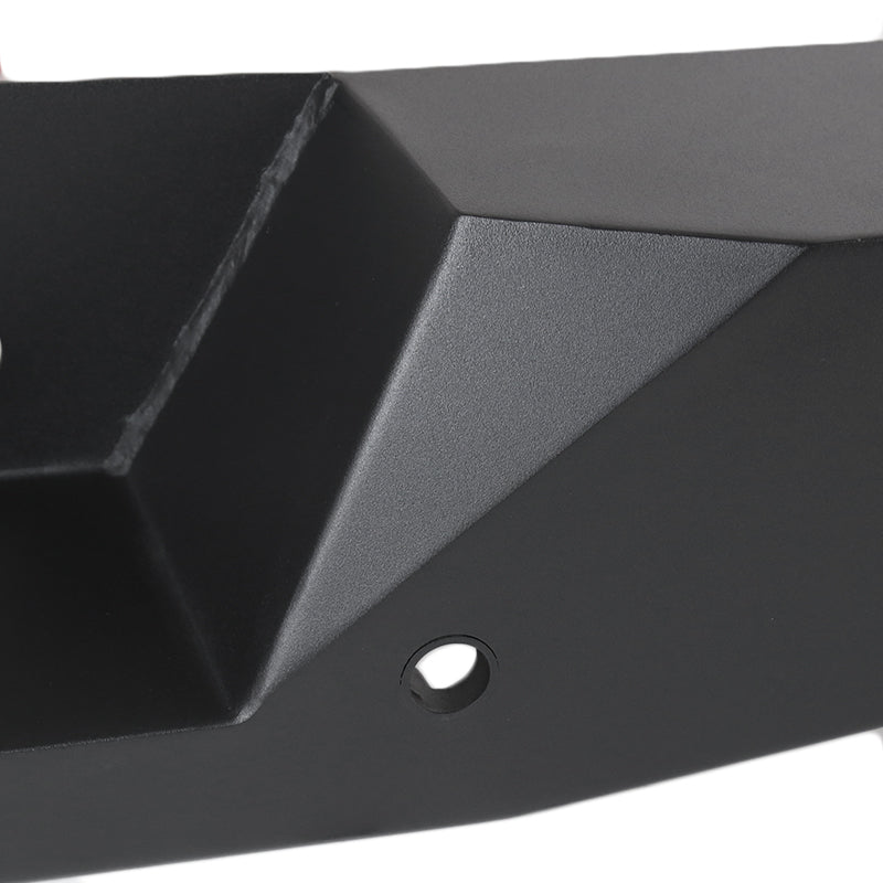 2016-2021 Toyota Tacoma Black Heavy Duty Steel Rear Step Bumper w/ License Lamp
