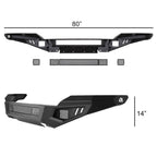 2013-2018 Dodge RAM 1500 / 2019-2021 RAM 1500 Classic Non-Winch Front Bumper