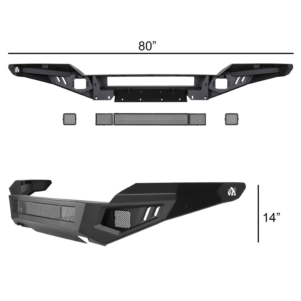 2013-2018 Dodge RAM 1500 / 2019-2021 RAM 1500 Classic Non-Winch Front Bumper