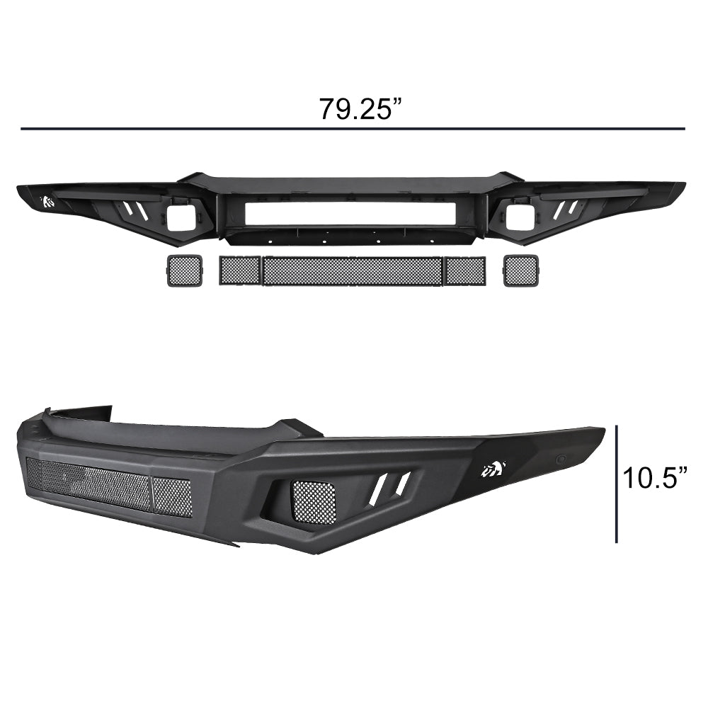 2019-2024 Dodge RAM 1500 Non-Winch Front Bumper