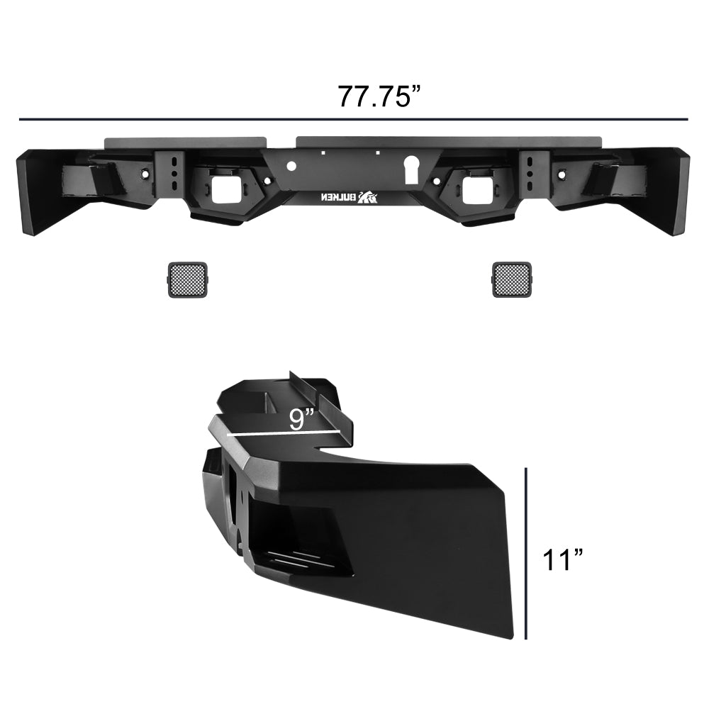 2009-2018 Dodge RAM 1500/ 2019-2024 RAM Classic/ 2010-2024 RAM 2500/3500 Rear Step Bumper