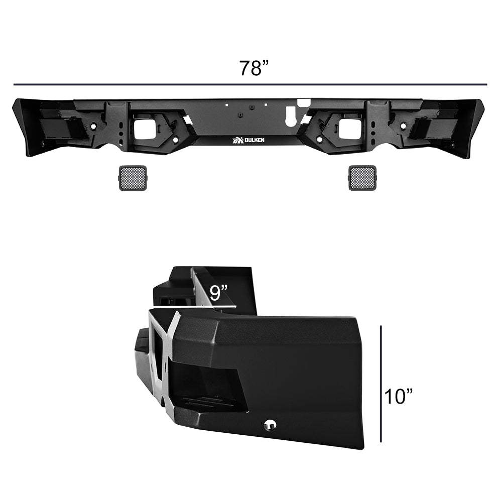 2019-2024 Dodge RAM 1500 Rear Step Bumper