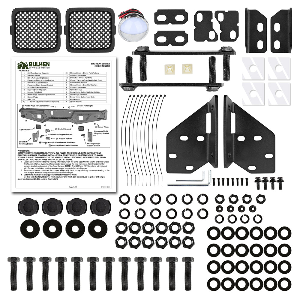 2014-2021 Toyota Tundra Rear Step Bumper